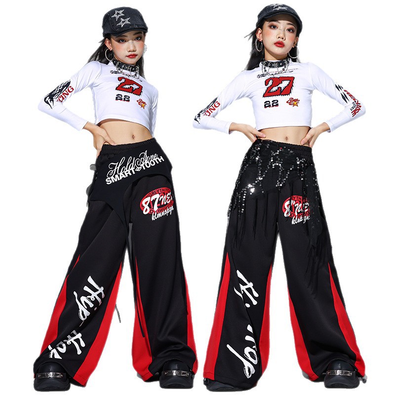 2025 Jazz Dance Clothes Girls  – обзор и цена Street Fashion Kpop