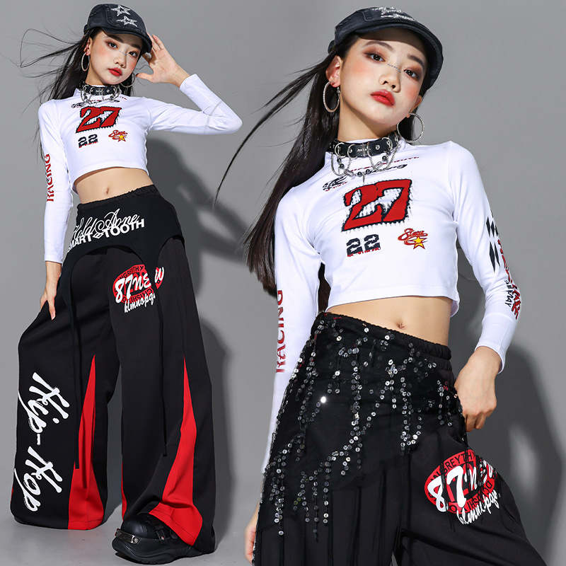 2025 Jazz Dance Clothes Girls  – обзор и цена Street Fashion Kpop