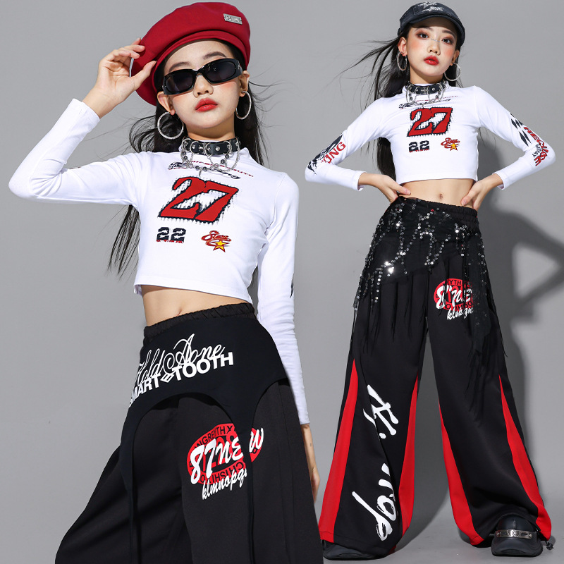 2025 Jazz Dance Clothes Girls  – обзор и цена Street Fashion Kpop
