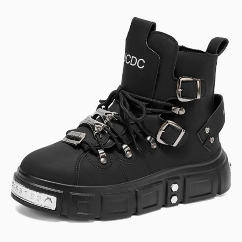 Fashion Rivet Black High top S – обзор и цена Street Fashion Punk