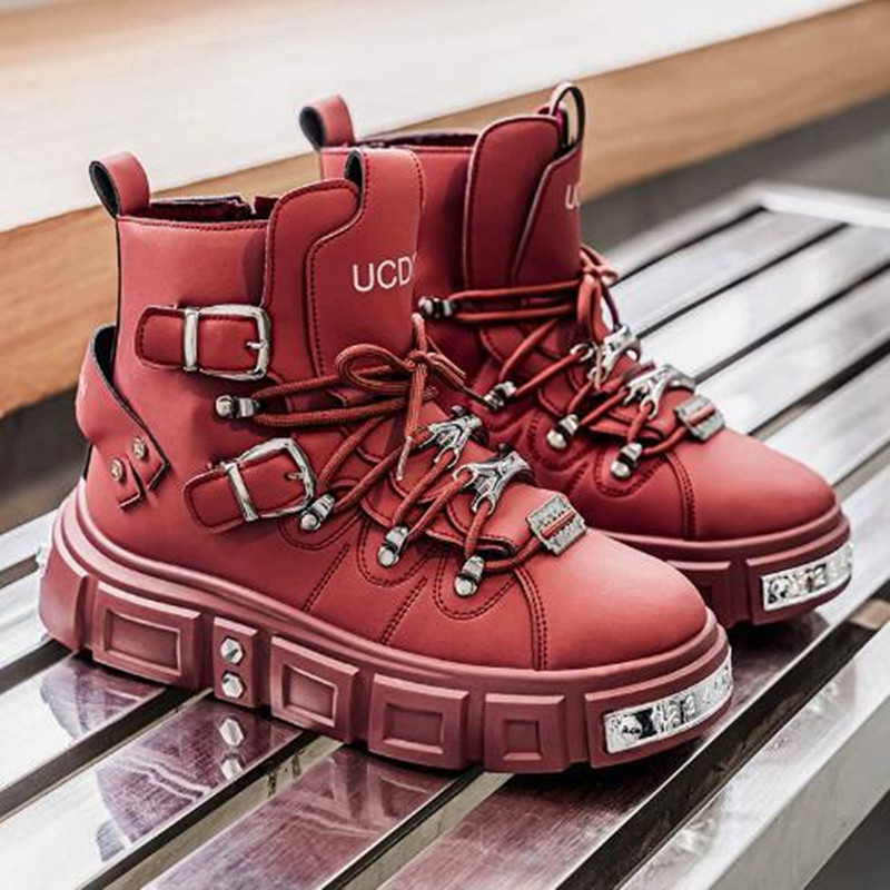 Fashion Rivet Black High top S – обзор и цена Street Fashion Punk