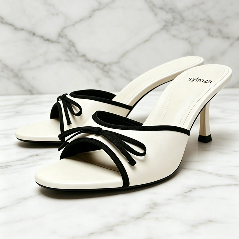 Fashion Bow Detail Heeled Sand – обзор и цена Street Fashion Lady