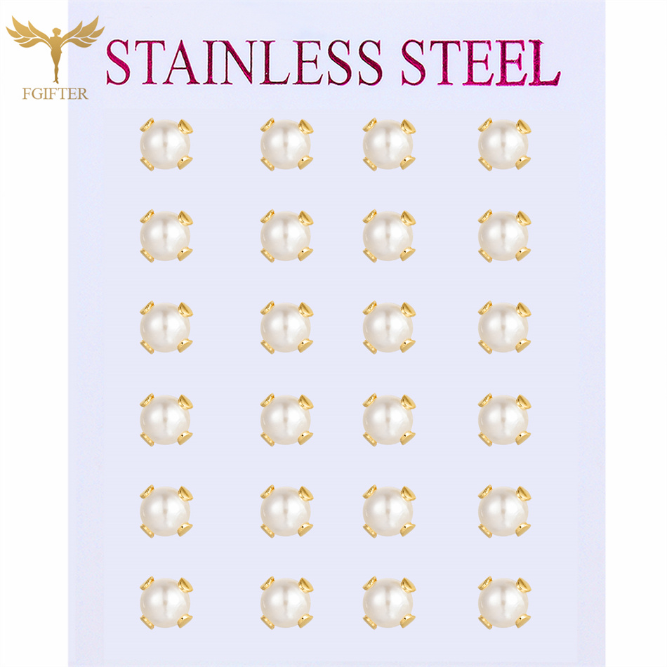 12 Pairs Pack Pearl Stud Earri – обзор и цена Street Fashion Vendors
